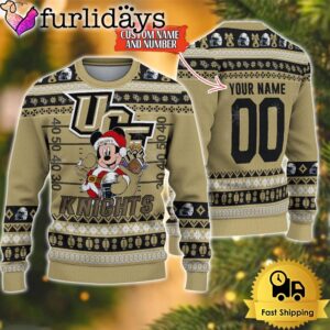 Personalized NCAA UCF Knights Mickey Christmas…