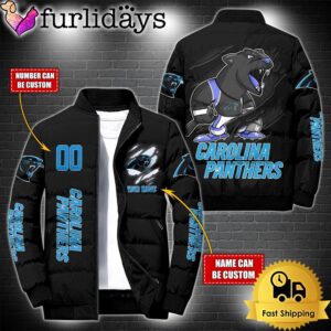 Personalized NFL Carolina Panthers Mascot Puffer…