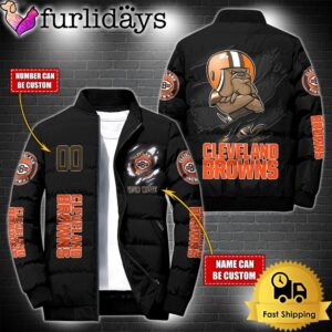 Personalized NFL Cleveland Browns Mascot Puffer…