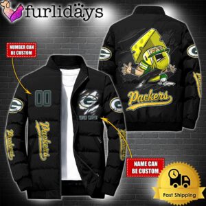 Personalized NFL Green Bay Packers Mascot Puffer Jacket