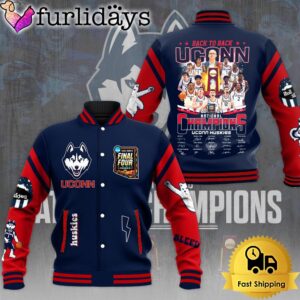 UConn Huskies Basketball Final Four Champions Baseball Jacket