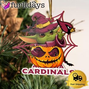 Arizona Cardinals Baby Yoda Pumpkin Halloween…