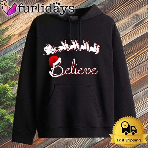 Best Santa Christmas Believe In Santa Hoodie