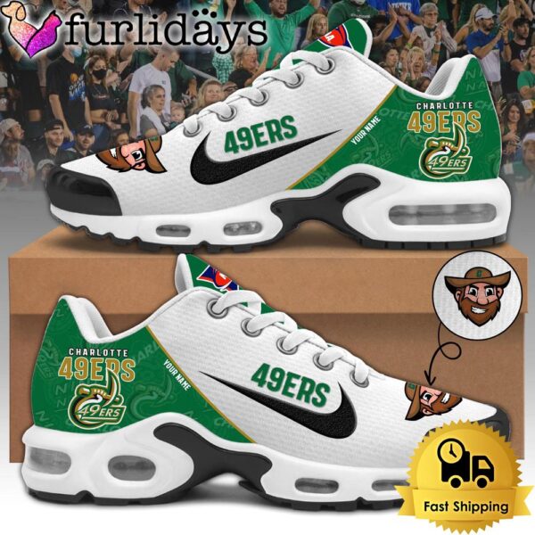 Charlotte 49Ers Football Mascot Symbol Custom Air Max Plus Shoes