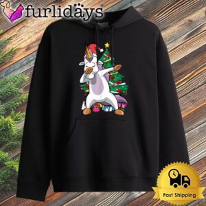 Christmas Dabbing Unicorn Women Girls Cute…