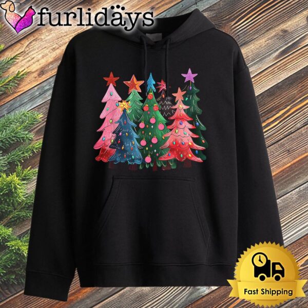 Christmas Tree Xmas Christmas Light Holiday Funny Hoodie