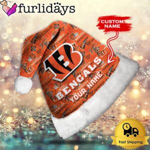 Custom Name NFL Cincinnati Bengals Logo…