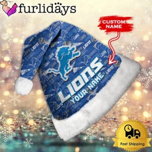 Custom Name NFL Detroit Lions Logo…