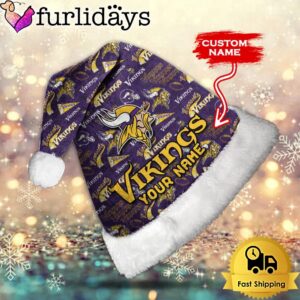 Custom Name NFL Minnesota Vikings Logo…