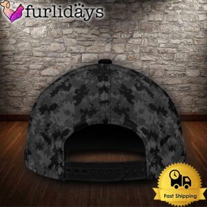 Custom NFL Baltimore Ravens Best Dad Camo All Over Print 3D Classic Cap