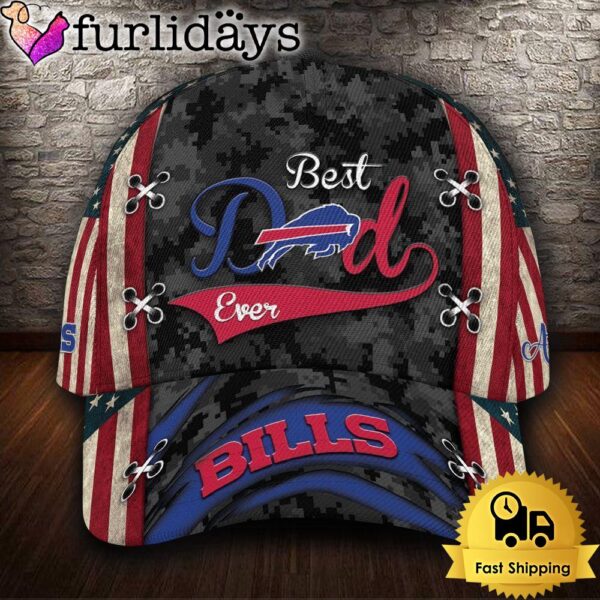 Custom NFL Buffalo Bills Best Dad Ever All Over Print 3D Classic Cap