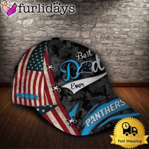 Custom NFL Carolina Panthers Best Dad Ever All Over Print 3D Classic Cap