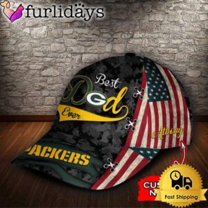 Custom NFL Green Bay Packers Best Dad Ever All Over Print 3D Classic Cap