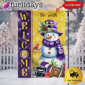 Custom NFL Minnesota Vikings Christmas Snowman…