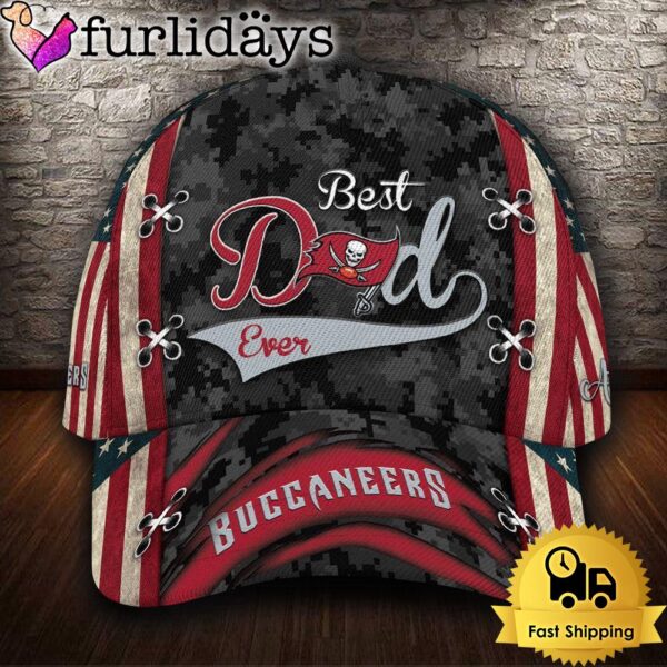 Custom NFL Tampa Bay Buccaneers Best Dad Ever All Over Print 3D Classic Cap