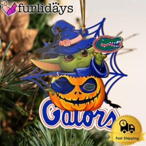 Florida Gators Baby Yoda Pumpkin Halloween…