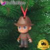 Freddy Krueger Brown Hat Wooden Ornament