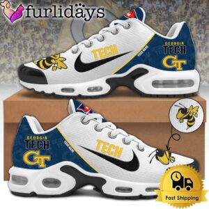 Georgia Tech Football Mascot Symbol Custom Air Max Plus Shoes