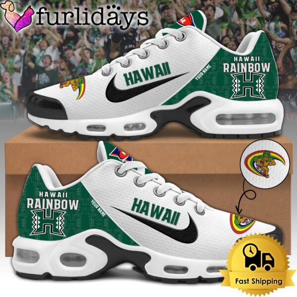 Hawaii Rainbow Warriors Football Mascot Symbol Custom Air Max Plus Shoes