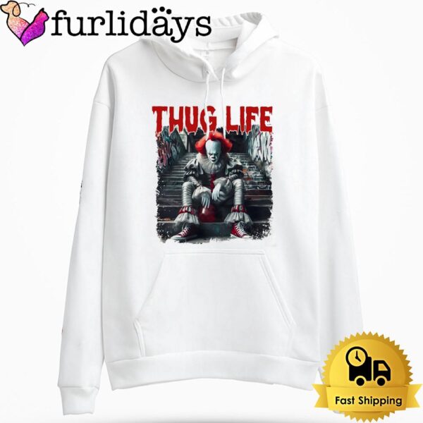 Horror Pennywise Thug Life Hoodie