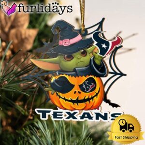 Houston Texans Baby Yoda Pumpkin Halloween…