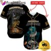 Jacksonville Jaguars Skull Halloween Custom Name And Number Baseball Jersey