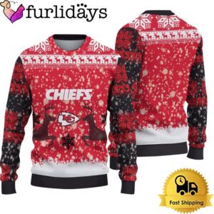 Kansas City Chiefs Reindeer Football Ugly…