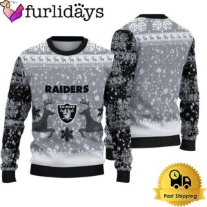 Las Vegas Raiders Reindeer Football Ugly…