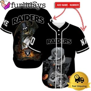 Las Vegas Raiders Skull Halloween Custom…