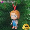 Little Evil Doll Wooden Ornament