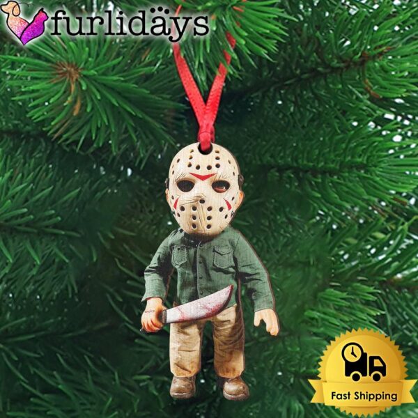 LittleJason Voorhees Wooden Ornament