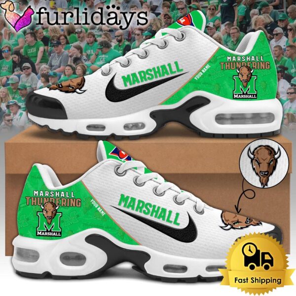 Marshall Thundering Herd Football Mascot Symbol Custom Air Max Plus Shoes