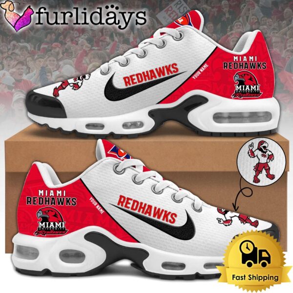 Miami Redhawks Football Mascot Symbol Custom Air Max Plus Shoes