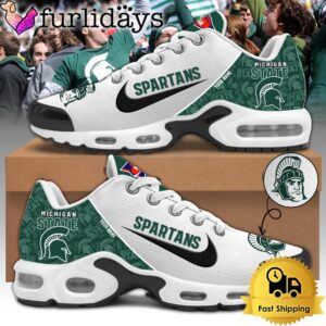 Michigan State Football Mascot Symbol Custom Air Max Plus Shoes