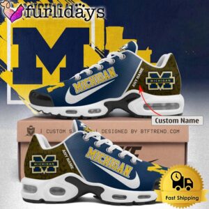 Michigan Wolverines Logo Air Max Plus…