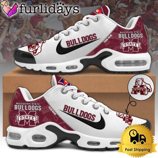 Mississippi State Bulldogs Football Mascot Symbol Custom Air Max Plus Shoes