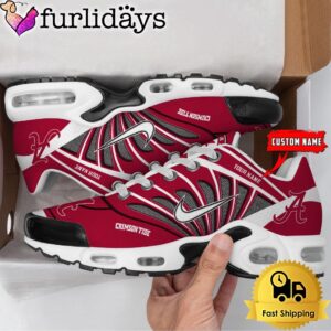 NCAA Alabama Crimson Tide Sport Football Logo Custom Air Max Plus Shoes