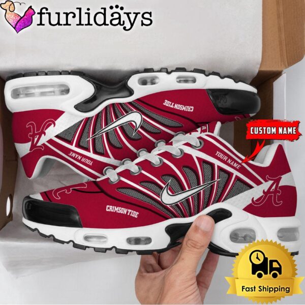 NCAA Alabama Crimson Tide Sport Football Logo Custom Air Max Plus Shoes