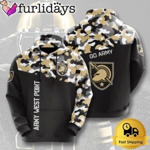 NCAA Army Black Knights Usa Camo 3D Hoodie