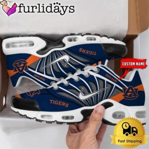 NCAA Auburn Tigers Sport Football Logo Custom Air Max Plus Shoes