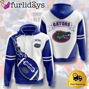 NCAA Florida Gators Football Logo Team 3D Hoodie