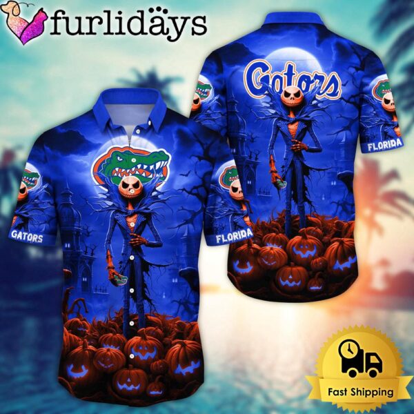 NCAA Florida Gators Halloween Jack Hawaiian Shirt