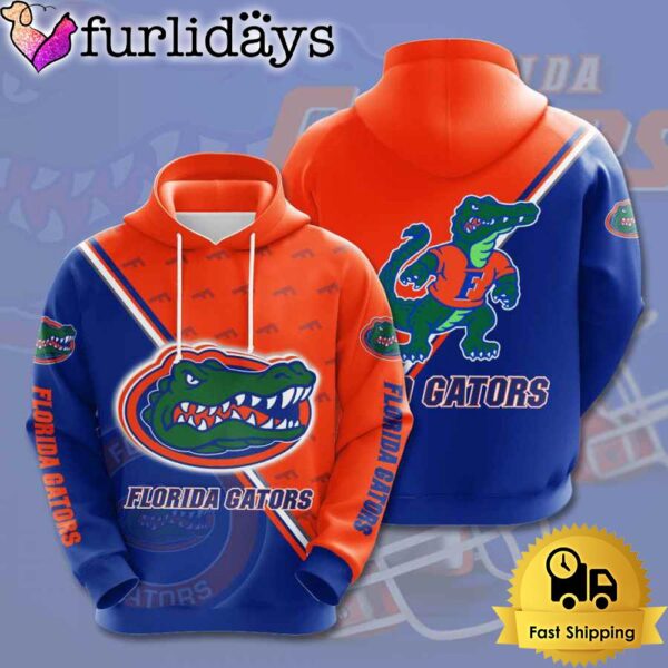 NCAA Florida Gators Usa Mascot Logo 3D Hoodie