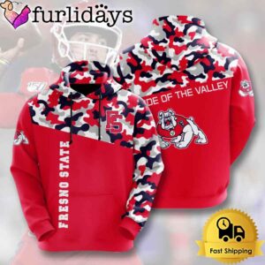 NCAA Fresno State Bulldogs Usa Camo…