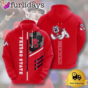 NCAA Fresno State Bulldogs Usa Price Of The Valley All Over Print Hoodie