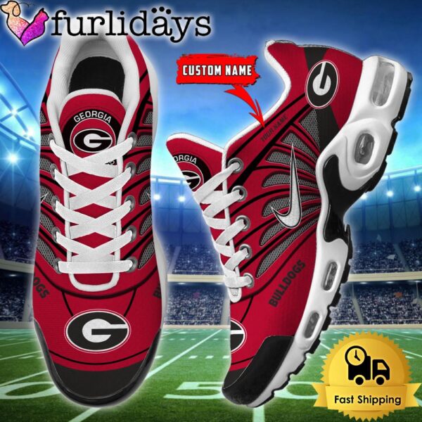 NCAA Georgia Bulldogs Sport Football Logo Custom Air Max Plus Shoes