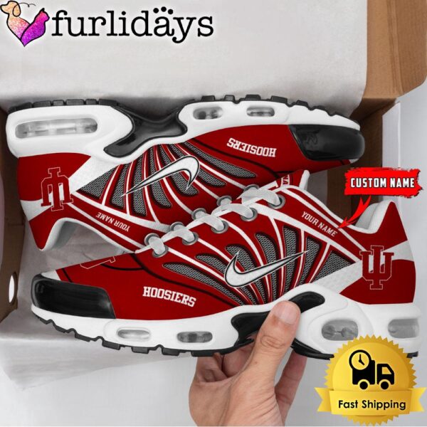 NCAA Indiana Hoosiers Sport Football Logo Custom Air Max Plus Shoes