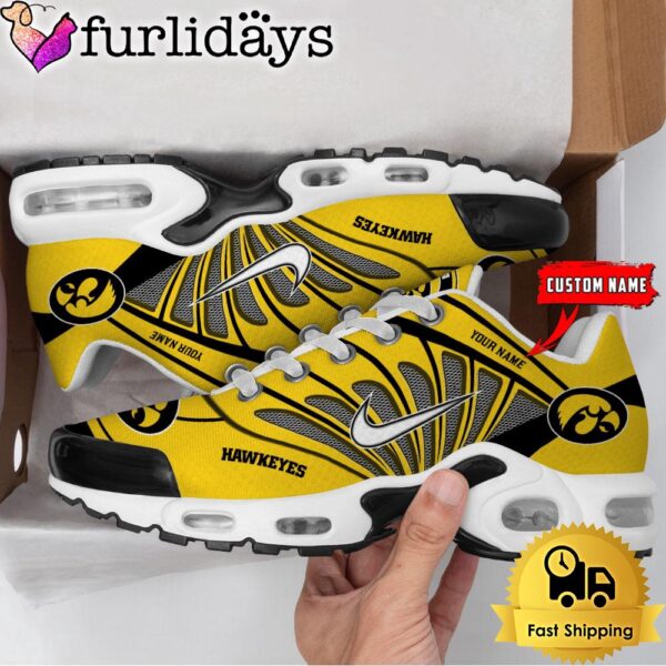 NCAA Iowa Hawkeyes Sport Football Logo Custom Air Max Plus Shoes