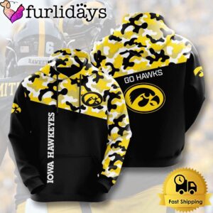 NCAA Iowa Hawkeyes Usa Camo 3D…