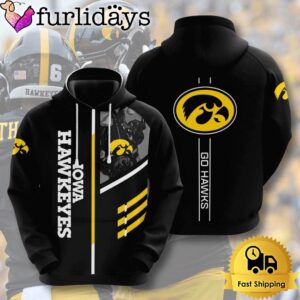 NCAA Iowa Hawkeyes Usa Go Hawks All Over Print Hoodie